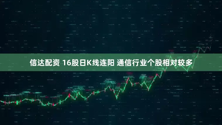 信达配资 16股日K线连阳 通信行业个股相对较多